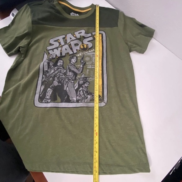 Star Wars FIFTH SUN green T-shirt Green Size L - Picture 6 of 7